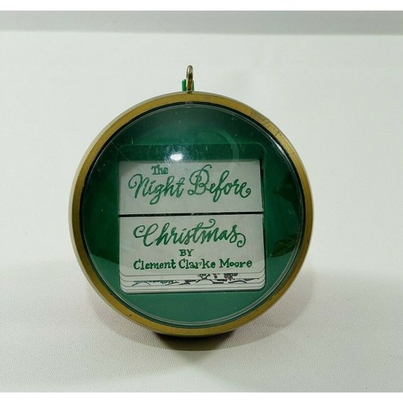 Vintage Rare 1984 Hallmark Twas The Night Before Christmas Ornament Book - Picture 1 of 12